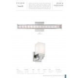 ELSTEAD FE-JESSIE-BATH | Jessie-EL Elstead zidna svjetiljka 1x LED 1800lm 2700K IP44 krom saten