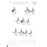 ELSTEAD KL-CORA1-BATH | Cora-EL Elstead zidna svjetiljka 1x G9 320lm 3000K IP44 krom saten, acidni