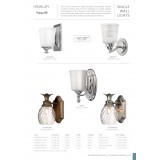 ELSTEAD HK-SHELLY1-BATH | Shelly Elstead zidna svjetiljka 1x G9 320lm 3000K IP44 krom saten, bijelo