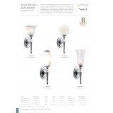 ELSTEAD BATH-DRYDEN2-PC | Dryden-EL Elstead zidna svjetiljka ručna izrada 1x G9 320lm 3000K IP44 svjetli krom, poniklano, prozirno