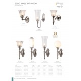 ELSTEAD BATH-DRYDEN2-PN | Dryden-EL Elstead zidna svjetiljka ručna izrada 1x G9 320lm 3000K IP44 satenski nikal, prozirno