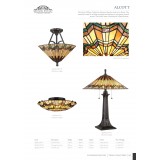 ELSTEAD QZ-ALCOTT-F | Alcott Elstead stropne svjetiljke svjetiljka 2x E27 brončano smeđe, višebojno