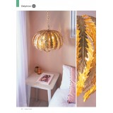 ENDON 76360 | Delphine Endon visilice svjetiljka 3x E14 zlatno
