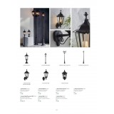 ENDON 76550 | Burford-EN Endon podna svjetiljka 105cm 1x E27 IP44 crno mat, prozirno