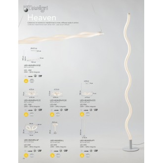 FANEUROPE LED-HEAVEN-PL50 | Heaven-FE Faneurope stropne svjetiljke svjetiljka Luce Ambiente Design 1x LED 4810lm 4000K bijelo, opal