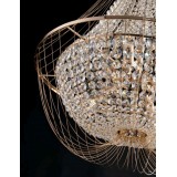 FANEUROPE I-VIENNA-S60 ORO | Vienna-FE Faneurope luster svjetiljka Luce Ambiente Design 6x E14 zlatno, kristal