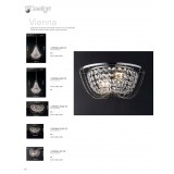 FANEUROPE I-VIENNA-S60 CR | Vienna-FE Faneurope luster svjetiljka Luce Ambiente Design 6x E14 krom, kristal