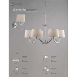 FANEUROPE I-ASTORIA-6 | Astoria-FE Faneurope luster svjetiljka Luce Ambiente Design 6x E27 krom, bijelo