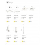 FANEUROPE LED-INFINITY-S80 | Infinity-FE Faneurope visilice svjetiljka Luce Ambiente Design 1x LED 5530lm 4000K bijelo mat, opal