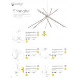 FANEUROPE LED-SHANGHAI-S8 BCO | Shanghai-FE Faneurope visilice svjetiljka Luce Ambiente Design 1x LED 2860lm 4000K bijelo, opal