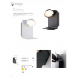 FANEUROPE I-BOING-AP NER | Boing Faneurope zidna svjetiljka Luce Ambiente Design s prekidačem elementi koji se mogu okretati, USB utikač 1x LED 300lm 4000K crno