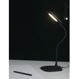 FANEUROPE LEDT-DARWIN-BLACK | Darwin-FE Faneurope stolna svjetiljka Luce Ambiente Design 53,5cm sa tiristorski dodirnim prekidačem fleksibilna, jačina svjetlosti se može podešavati 1x LED 450lm 4000K crno
