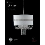 FANEUROPE I-CHIGNON/S40 | FanEurope-Mix Faneurope sjenilo sijenilo Luce Ambiente Design E27 bijelo, kristal