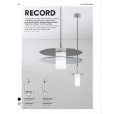FANEUROPE I-RECORD-S16 NER | Record Faneurope visilice svjetiljka Luce Ambiente Design 1x E14 crno, dim, saten
