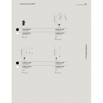 FANEUROPE I-DEVIATORE-NER | Faneurope vješanje rezervni dijelovi Luce Ambiente Design trodijelni set crno