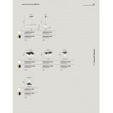 FANEUROPE I-ABRAXAS-S4 BCO | Abraxas Faneurope visilice svjetiljka Luce Ambiente Design 4x E27 bijelo mat
