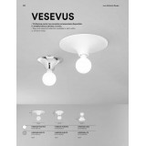 FANEUROPE I-VESEVUS-PL18 BCO | Vesevus Faneurope stropne svjetiljke svjetiljka Luce Ambiente Design 1x E27 bijelo