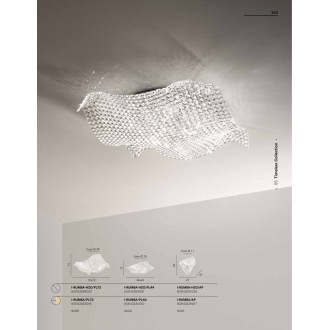 FANEUROPE I-RUMBA-H2O/AP | Rumba Faneurope zidna svjetiljka Luce Ambiente Design 1x G9 krom, kristal