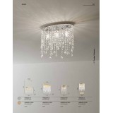 FANEUROPE I-BREEZE/L2 | Breeze-FE Faneurope stolna svjetiljka Luce Ambiente Design 44,5cm s prekidačem 2x E14 krom, kristal