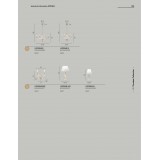FANEUROPE I-EPOQUE/L1 | Epoque Faneurope stolna svjetiljka Luce Ambiente Design 43cm s prekidačem 1x E27 zlatno, prozirno, bijelo