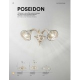 FANEUROPE I-POSEIDON/AP2 | Poseidon-FE Faneurope zidna svjetiljka Luce Ambiente Design 2x E14 šampanjac žuto