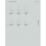 FANEUROPE I-246/00700 | Cristallo Faneurope zidna svjetiljka Luce Ambiente Design 1x E14 krom, kristal