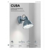 FANEUROPE I-CUBA-AP4 | Cuba-FE Faneurope spot svjetiljka Luce Ambiente Design elementi koji se mogu okretati 3x E14 tamno siva, blistavo bijela