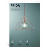 FANEUROPE I-FRIDA/S25 | Frida-FE Faneurope visilice svjetiljka Luce Ambiente Design 1x E27 ružičastozlatno, crveno