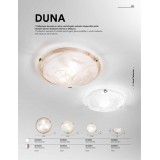 FANEUROPE 32/29601 | Duna-FE Faneurope zidna svjetiljka Luce Ambiente Design 1x E27 antik brončano, smeđe, mramor