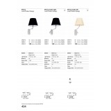FARO 24005-12 | Eterna-FA Faro zidna svjetiljka 1x E27 svjetli krom, poniklano, crno