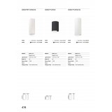 FARO 66405 | Cotton Faro zidna svjetiljka 2x E27 bijelo mat, crno