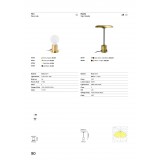 FARO 28388 | Hoshi Faro stolna svjetiljka 40cm 1x LED 930lm 2700K crno, opal