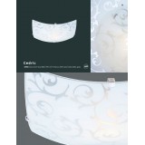 GLOBO 40980 | Cedric Globo stropne svjetiljke svjetiljka 1x E27 bijelo, saten