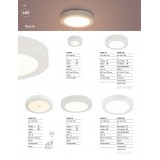 GLOBO 41605-6 | Paula-Svenja Globo stropne svjetiljke svjetiljka 1x LED 450lm 3000K IP44/20 bijelo, opal
