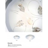 GLOBO 40409 | BrendaG Globo stropne svjetiljke svjetiljka 1x E27 krom, zrcalo, opal