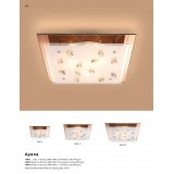 GLOBO 40412-2 | Ayana Globo stropne svjetiljke svjetiljka 2x E27 krom, bijelo, jantar