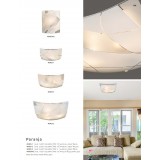 GLOBO 40403-3 | Paranja Globo zidna svjetiljka 3x E27 krom, bijelo, prozirno