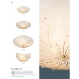GLOBO 40402-1 | Calimero-I Globo stropne svjetiljke svjetiljka 1x E27 krom, bijelo, prozirno