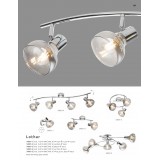 GLOBO 54921-5 | Donto-Lothar Globo stropne svjetiljke svjetiljka 5x E14 krom, dim