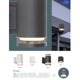 GLOBO 32063-2W | Alcala Globo zidna svjetiljka 2x GX53 IP44 bijelo, prozirno