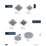 ITALUX DL-A01/SY | Marlow Italux ugradbene svjetiljke LED panel 95x95mm 1x MR16 / GU5.3 srebrno