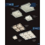 ITALUX W29541-1A | Declan Italux stropne svjetiljke svjetiljka 1x LED 288lm 3000K krom, bijelo, prozirno