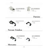 ITALUX GL7118-1/1X12W 3000K WH+BL | Patrizio Italux spot svjetiljka elementi koji se mogu okretati 1x LED 980lm 3000K crno, bijelo