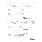 ITALUX MB15150-02C | Bruno-IT Italux zidna svjetiljka 1x LED 1450lm 3000K krom, bijelo