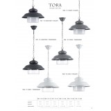 JUPITER 1510 TO 1 GM | Tora Jupiter visilice svjetiljka 1x E27 grafit, opal