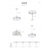 JUPITER 1208 JA K S | Jazz Jupiter zidna svjetiljka 1x E14 srebrno, krom, bijelo