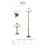 JUPITER 624 ZU-5 | ZeusJ Jupiter luster svjetiljka 5x E27 saten brass, bijelo