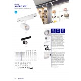 KANLUX 33132 | Tear Kanlux element sustava svjetiljka elementi koji se mogu okretati 1x LED 1800lm 4000K bijelo