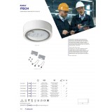 KANLUX 27638 | iTech Kanlux panik rasvjeta sa dve funkcije 1h - zidna, stropne svjetiljke, ugradbena svjetiljka - AT okrugli 1x LED 475lm 5000K IP65 bijelo