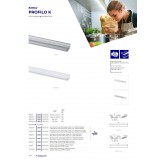 KANLUX 26549 | Kanlux aluminijski led profil K - bez sjenila - 2m aluminij